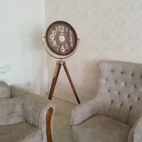 ساعت و بوفه چوبی