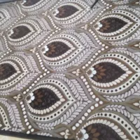 باسلام دوتا گلیم فرش ۶متری با یه کناره ویک گاز