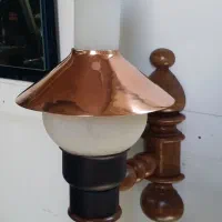 چراغ دیواری چوبی سرپیچ شمعی