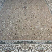 فرش ۱۲متری/۱۲۰۰شانه/تم نسکافه ای/ تمام نخ/باکیفیت|فرش|ابهر, |دیوار
