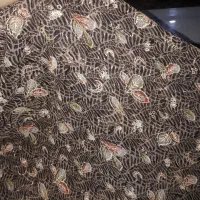 یک قواره پارچه چادری مجلسی حریر طلاکوب سوغات مکه