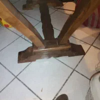 میز ناهار خوری فرنگی تمام چوب ب گردو حتی صفحه میز|میز و صندلی غذاخوری|تهران, ونک|دیوار