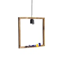 لوستر / لوستر چوبی / کافه / رستوران / دکوراسیون|لوستر و چراغ آویز|اصفهان, رزمندگان|دیوار