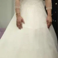 لباس عروس دست دوز شده
