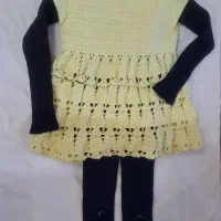 سارافون دست بافت دخترانه ۶ساله۲۰۰ تومان|لباس|اصفهان, شاهد|دیوار