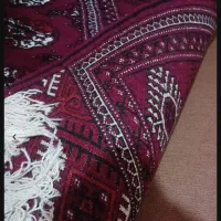 فرش ترکمنی دستباف قرمز