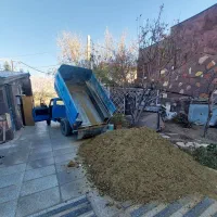 خاک باغچه مخلوط با کود حیوانی|خدمات باغبانی و درختکاری|فومن, |دیوار