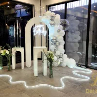 گل آرایی بادکنک آرایی اجاره دکورکرج سهیلیه چهارباغ