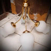 نو آکبند لوستر قائم نور 4 چهار شعله Gnloster|لوستر و چراغ آویز|تهران, فردوسی|دیوار