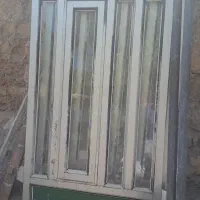 ۴ تاپنجره‌ آلمینیوم ویک عدد درب سرویس با شیشه کامل|مصالح و تجهیزات ساختمان|نورآباد, |دیوار