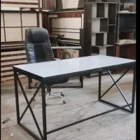میز بدنه فلز مدل ضربدری میز کامپوتر