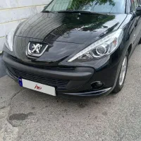 پژو۲۰۷مشکی آبنوس ۲۵تاکار درحد