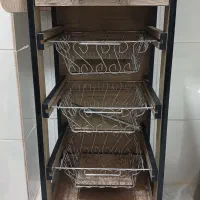 جا سیب زمینی پیاز و استند قابلمه