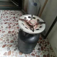 کپسول گاز با سری و نصف گاز در حد نو