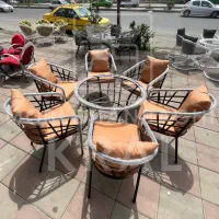 میزصندلی کافه رستوران باغی ویلایی Dallas|میز و صندلی غذاخوری|تهران, آبشار تهران (دریاچه)|دیوار