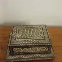 جاسیگاری خاتم موزیکال موتور سوئیسی آنتیک
