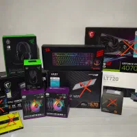کیبورد هدفون پاور کیسo11 فن سیپیوlt720 مانیتور msi