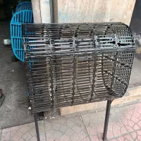 سطل زباله فلزی|مصالح و تجهیزات ساختمان|امامزاده عبدالله, |دیوار