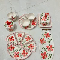 ست گل سرامیک دستساز