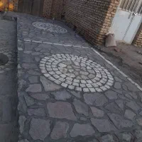 اجرای سنگ فرش کوهی و کوبیک