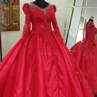 فروش لباس قرمز درباری|لباس|کرج, کوی زنبق|دیوار