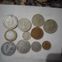 چندعددسکه قدیمی خارجی|کلکسیون سکه، تمبر، اسکناس|خان ببین, |دیوار