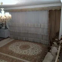 پرده حریر در حد نو