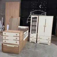 سرویس خواب نوزادی / سیسمونی تخت ۲منظوره مدل کایان
