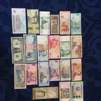 اسکناس کلکسیونی شاهی و خارجی|کلکسیون سکه، تمبر، اسکناس|شیراز, کوشک میدان|دیوار