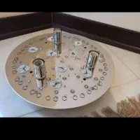 لوستر8شاخه حبابی|لوستر و چراغ آویز|بروجرد, |دیوار