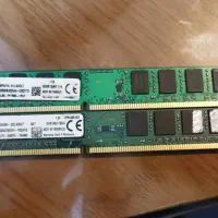 2 عدد رم کامپیوتر ۴گیگ DDR3 برند kingston