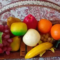 سبدومیوه مصنوعی میوه های مصنوعی تزئینی|صنایع دستی و سایر لوازم تزئینی|کرج, آق تپه|دیوار