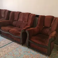 تخت خواب دو نفره فلزی همرا تشک و رو تختی|تخت و سرویس خواب|سردشت, |دیوار