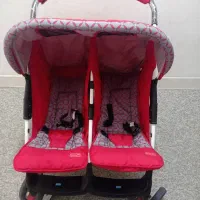 فروش کالسکه دوقلو جنس براوو بسیار تمیز و سالم.|کالسکه و لوازم جانبی|لامرد, |دیوار