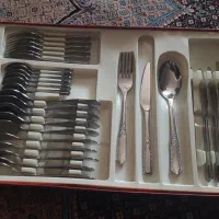 قاشق وچنگال ۱۲ تایی استیل اصل وسبک