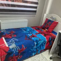 تخت خواب تک نفره همراه با تشک