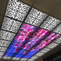 سقف کاذب تایل معرق cnc آسمان مجازی pvc گچی طلق