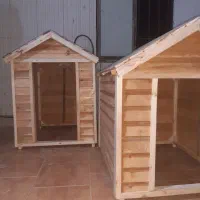 خونه سگ چوبی|لوازم جانبی حیوانات|چهارباغ, |دیوار