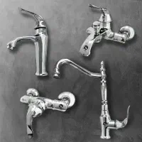 انواع ست شیرآلات فانتزی/کروم/کمیاب/لوکس از تولیدی