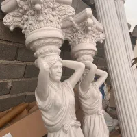 مجسمه سرستون فرشته نما رومی سنگ براکت