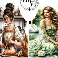 پیشبند طرح دار نسوز