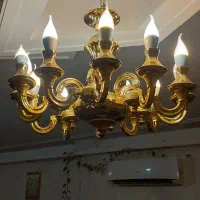2 عدد لوستر 12 و 6 شاخه