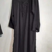 پیراهن مانتویی کرپ ..بارانی فری سایز