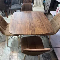 میز نهارخوری پارچه ای پایه راش ناهارخوری|میز و صندلی غذاخوری|کرمانشاه, |دیوار