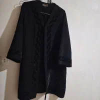 مانتو کتی نونو  مشکی سایز ۴۲ تا ۴۸