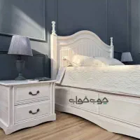 سرویس خواب رومانی تخت دو نفره خواب تشک|تخت و سرویس خواب|مشهد, بهمن|دیوار