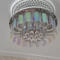 لوستر سقفی کریستالی کنترل دار