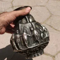 گلدان هنر قلمزنی صادراتی صنایع دستی دکور منزل