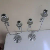 یک جفت جاشمعی تیتانیوم|مجسمه، تندیس، ماکت|رشت, بازار|دیوار