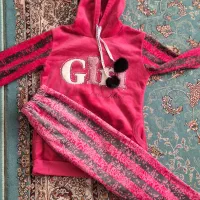 ست هودی شلوار و پافر و کفش دخترانه